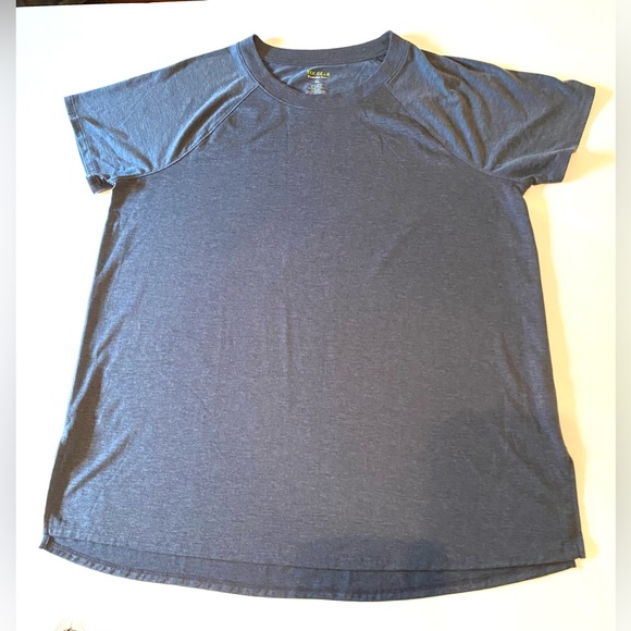 Women’s Blue Tek Gear Essential Gear Short Sleeve Moisture Wicking Tee, X-Large - Picture 1 of 5